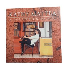 Kathy Mattea A Collection Of Hits 12x12 Double Sided‎ Flat Promo Poster 1990